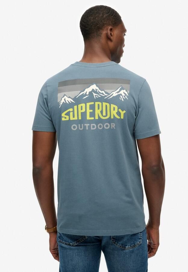 Superdry Shirt met ronde hals MOUNTAIN RELAXED TEE - Foto 6