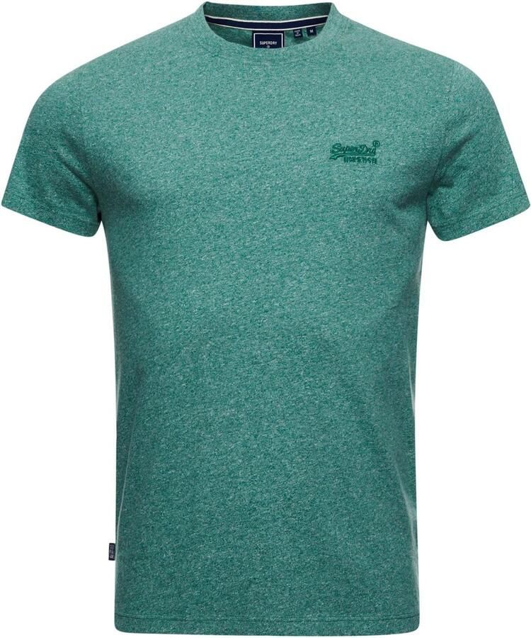 Superdry T-shirt in gemêleerde look model 'Vintage Logo'