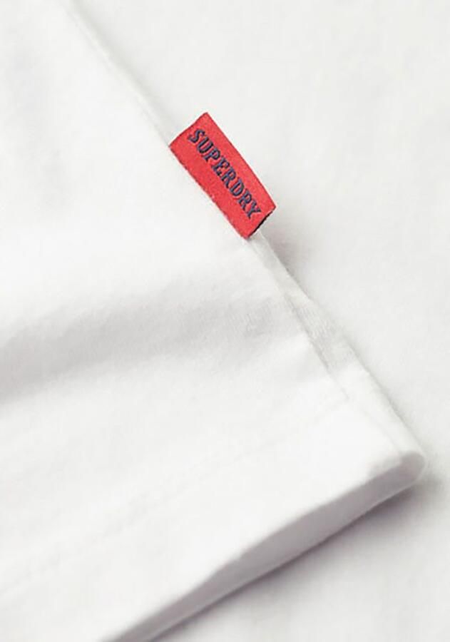 Superdry Heren T-shirt van 100% katoen White Heren - Foto 7