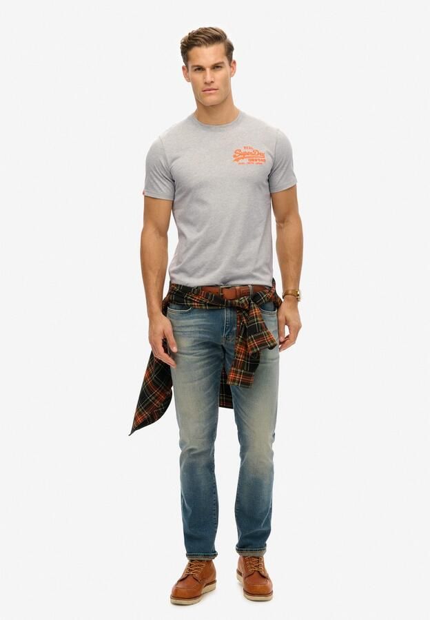 Superdry T-shirt Korte Mouw T-shirt décontracté à logo brodé Vintage - Foto 4