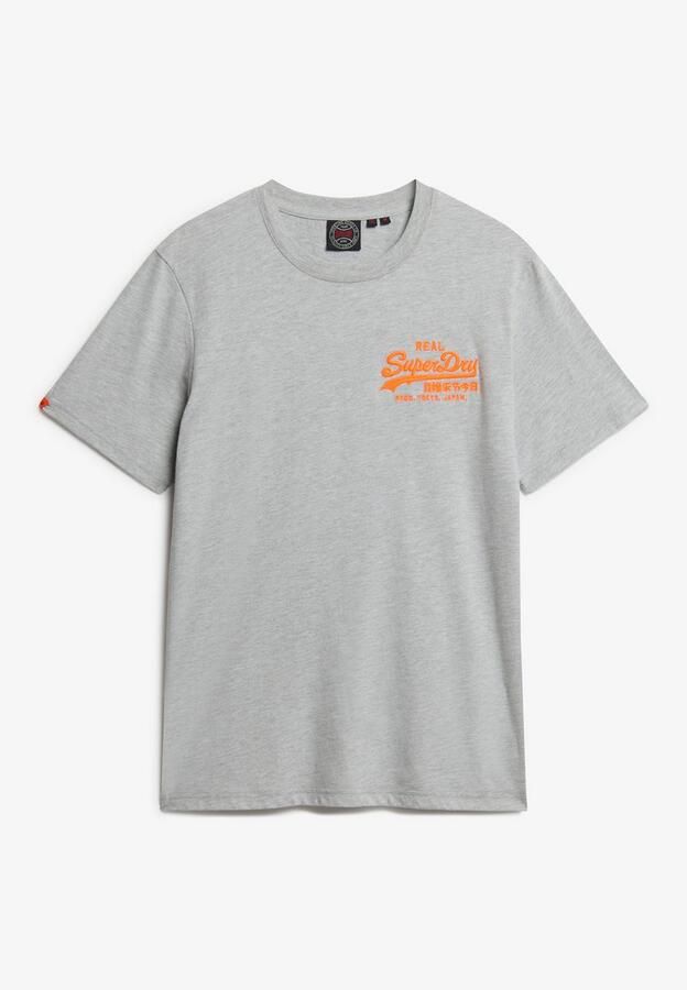 Superdry T-shirt Korte Mouw T-shirt décontracté à logo brodé Vintage - Foto 5