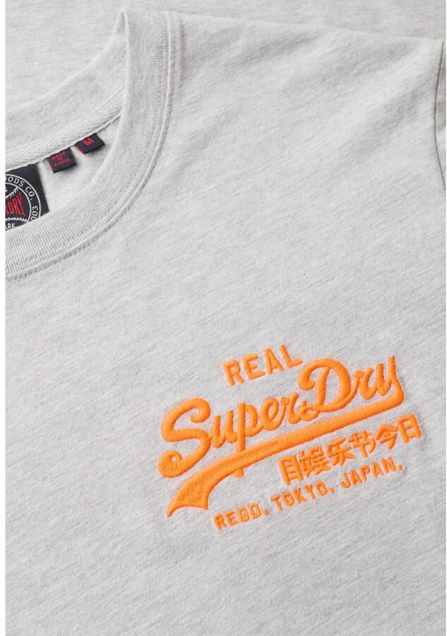 Superdry T-shirt Korte Mouw T-shirt décontracté à logo brodé Vintage