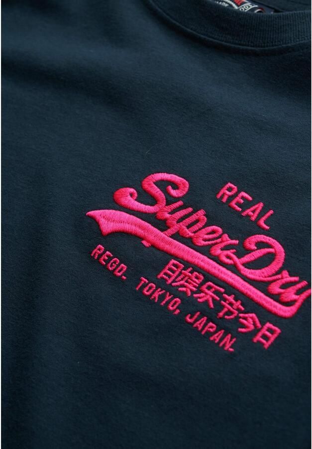 Superdry T-shirt Korte Mouw Geborduurd ontspannen T-shirt - Foto 2