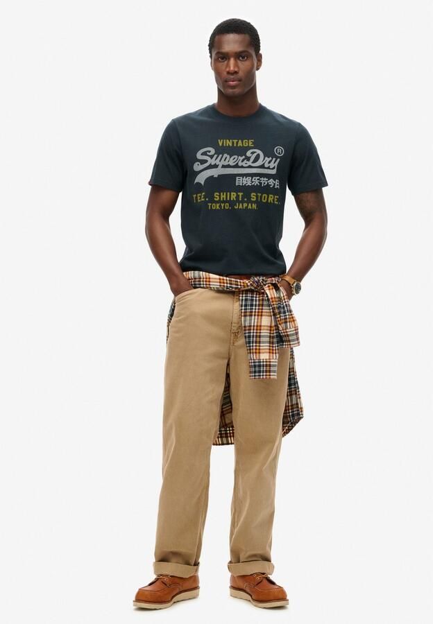 Superdry T-shirt Korte Mouw Vintage Logo Heritage Relaxed T-shirt - Foto 4