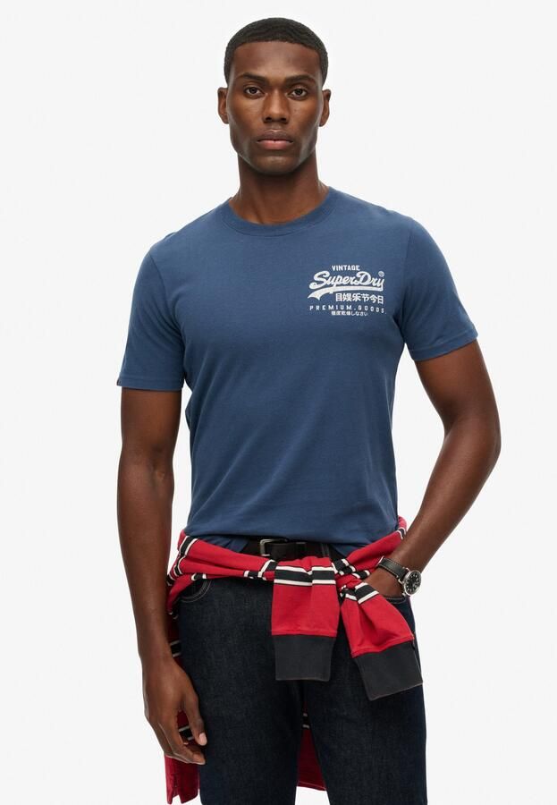 Superdry Shirt met ronde hals VL TOKYO RELAXED TEE met coole tattoo-print - Foto 8