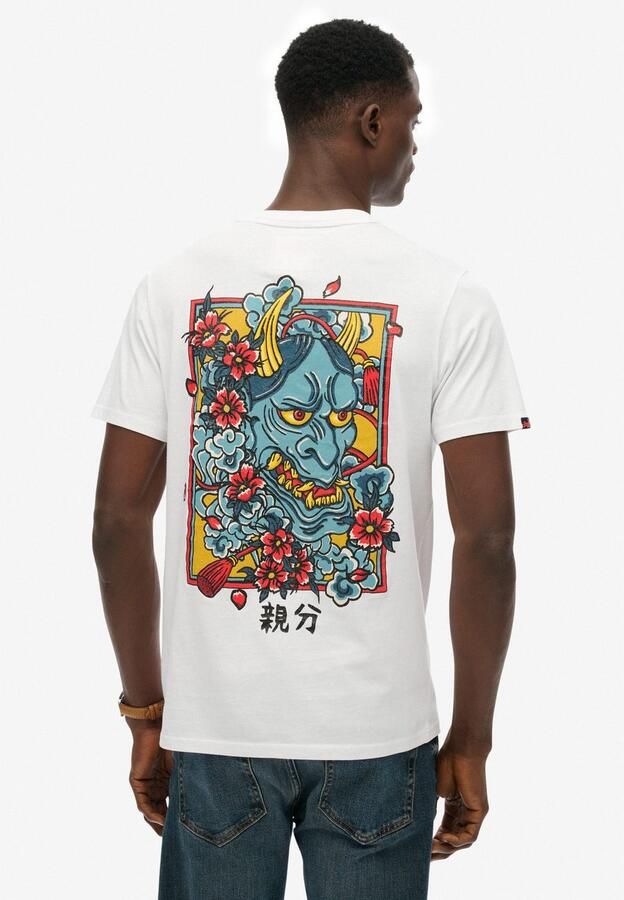 Superdry Shirt met ronde hals VL TOKYO RELAXED TEE met coole tattoo-print - Foto 4