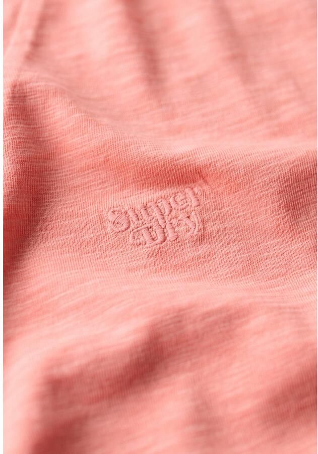 Superdry Shirt met V-hals STUDIOS SLUB EMB VEE TEE gestructureerd t-shirt met v-hals en borduursel - Foto 2