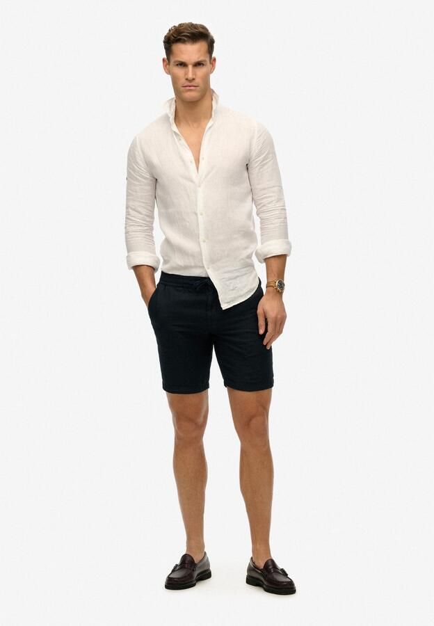 Superdry Korte Broek Koopman linnen shorts - Foto 3