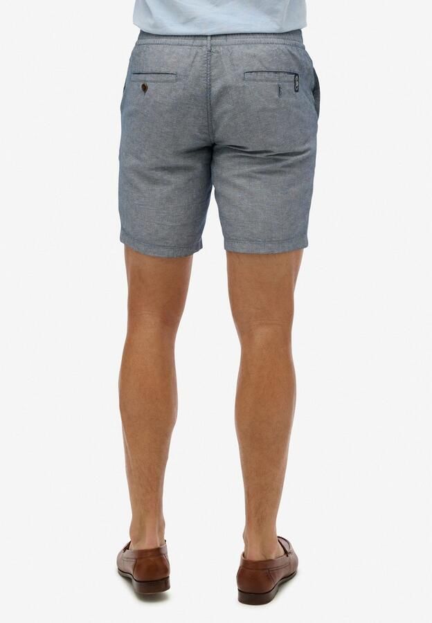 Superdry Broek Short Linen Merchant navy Stripe - Foto 3