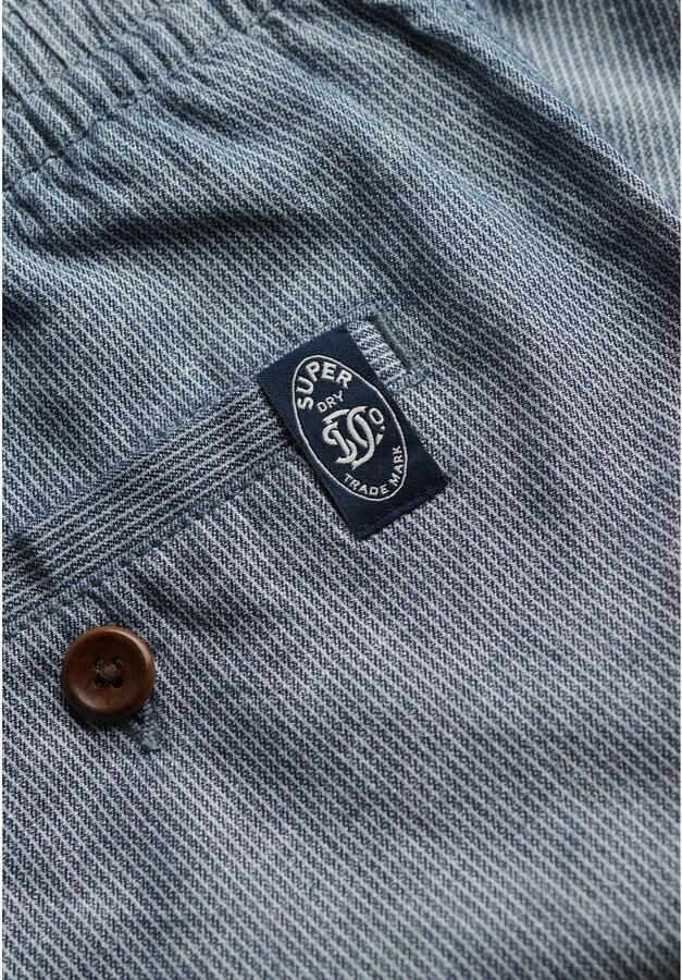 Superdry Broek Short Linen Merchant navy Stripe - Foto 2