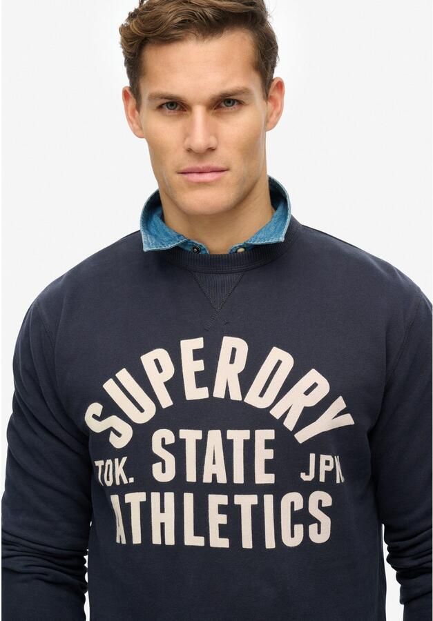 Superdry Sweater Atletische essentiële sweatshirt