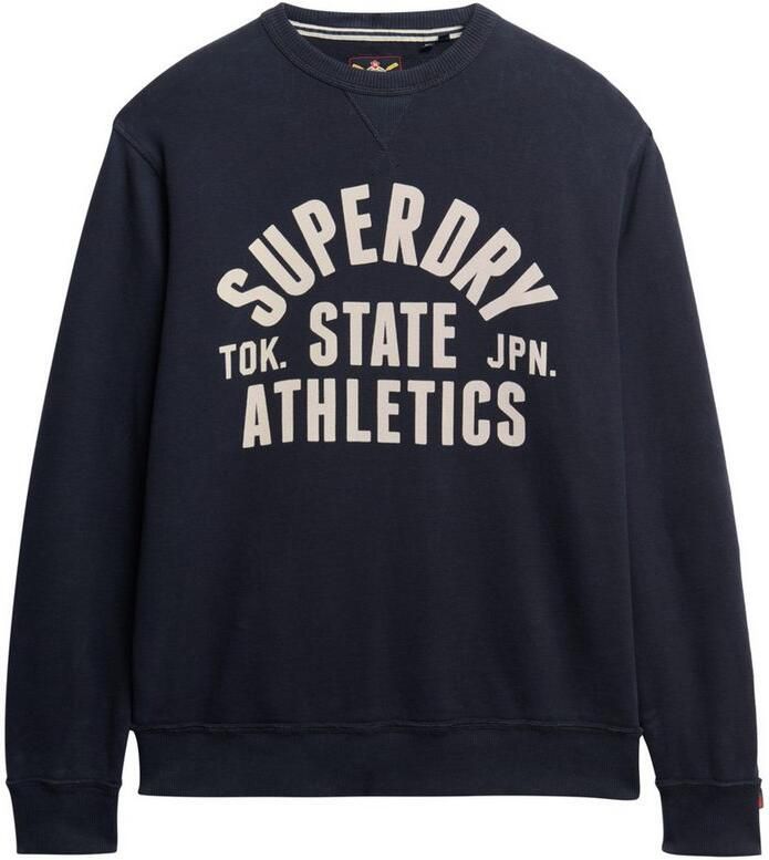 Superdry Sweater Atletische essentiële sweatshirt - Foto 5