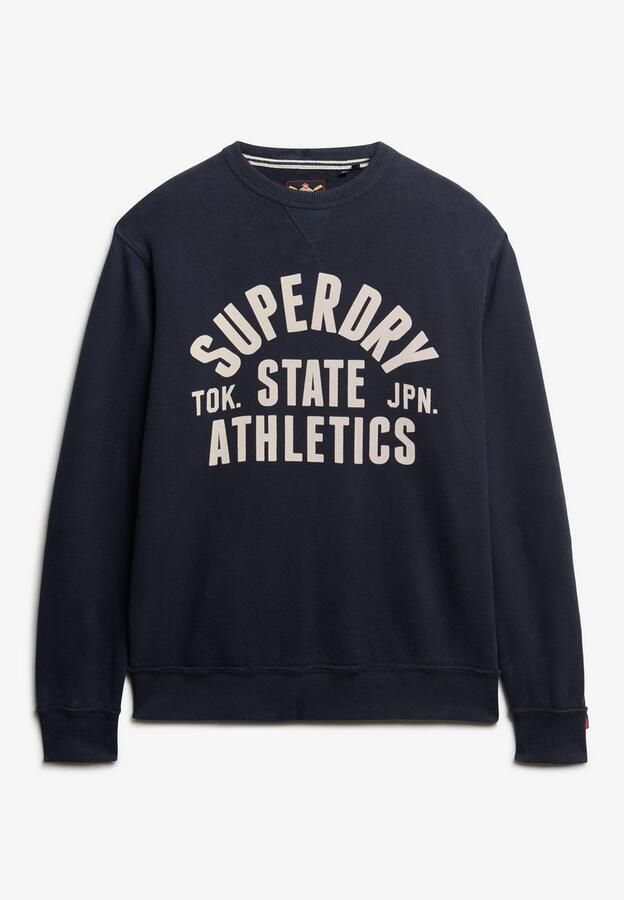 Superdry Sweater Atletische essentiële sweatshirt - Foto 4