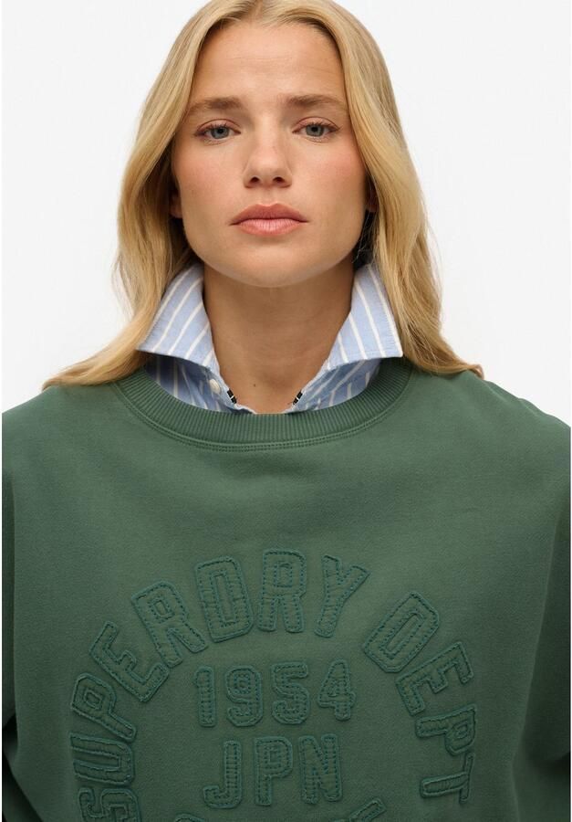 Superdry Sweatshirt ATHLETIC TONAL APPLIQUE CREW