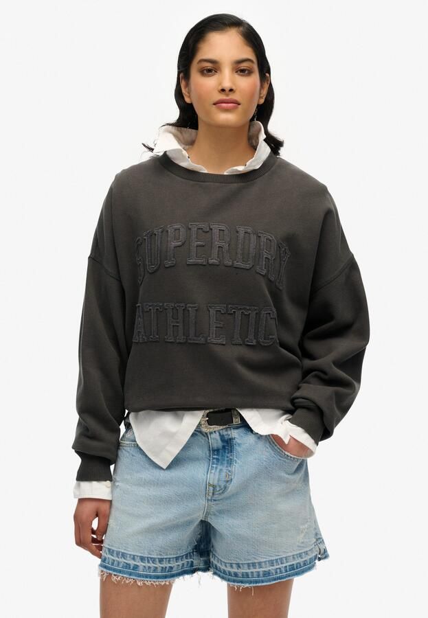 Superdry Sweater Sweatshirt femme Athletic Tonal Applique Crew - Foto 7