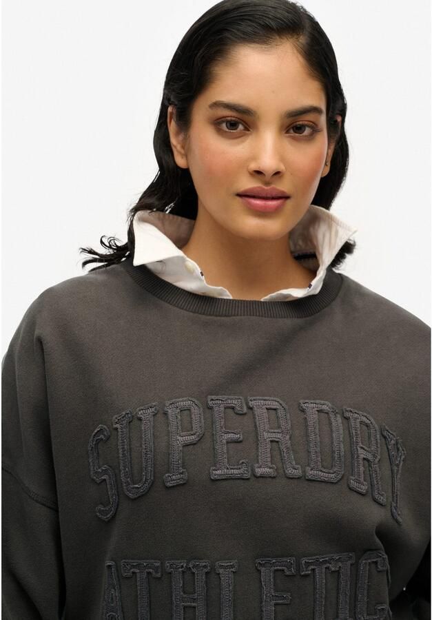 Superdry Sweater Sweatshirt femme Athletic Tonal Applique Crew