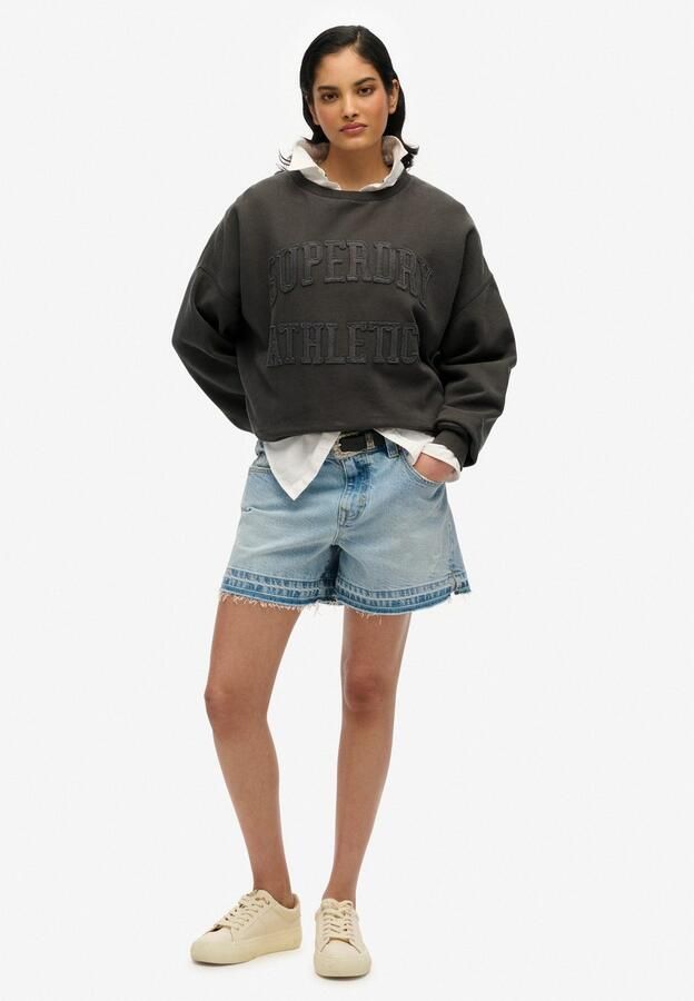 Superdry Sweater Sweatshirt femme Athletic Tonal Applique Crew - Foto 4