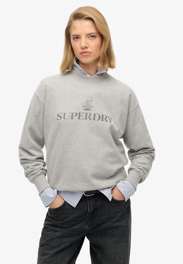 Superdry Sweatshirt BRITISH DESIGN RELAXED CREW - Foto 6