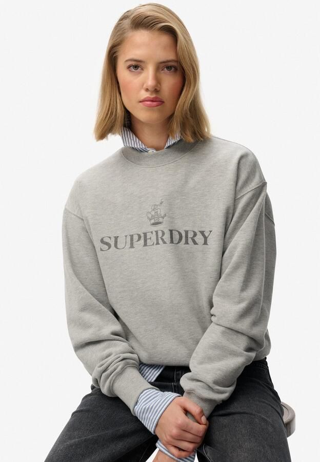Superdry Sweatshirt BRITISH DESIGN RELAXED CREW - Foto 2