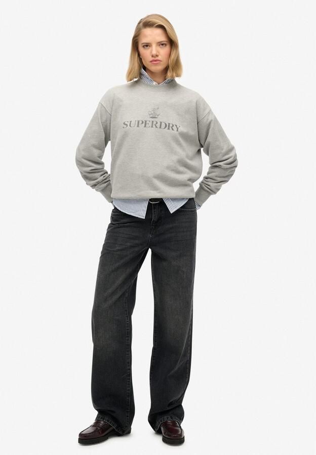 Superdry Sweatshirt BRITISH DESIGN RELAXED CREW - Foto 4