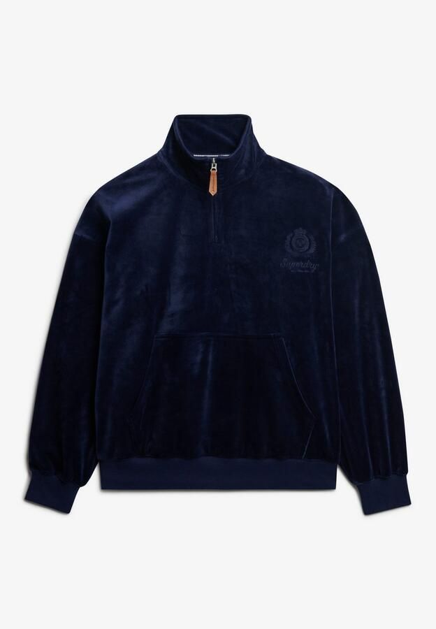 Superdry Sweatshirt COUNTRY CLUB VELOUR 1 4 ZIP - Foto 4