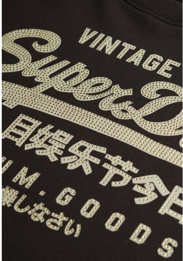 Superdry Embellished Vl Loose Crew Sweater Dames