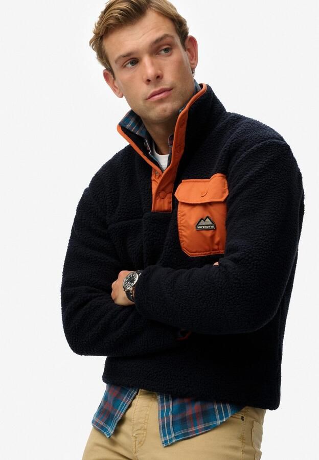 Superdry Sweatshirt FUJI FLEECE HENLEY - Foto 3