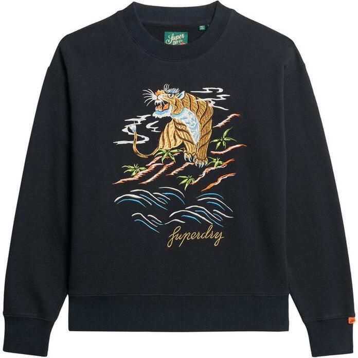 Superdry Sweatshirt SUIKA EMBROIDERED LOOSE CREW - Foto 5