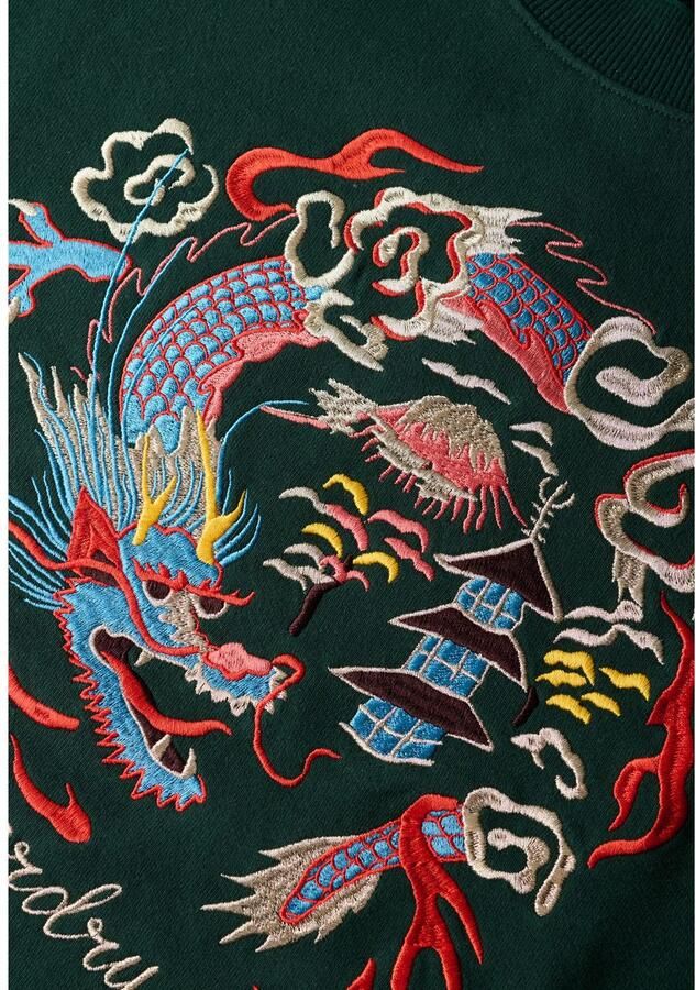 Superdry Sweatshirt SUIKA EMBROIDERED LOOSE CREW