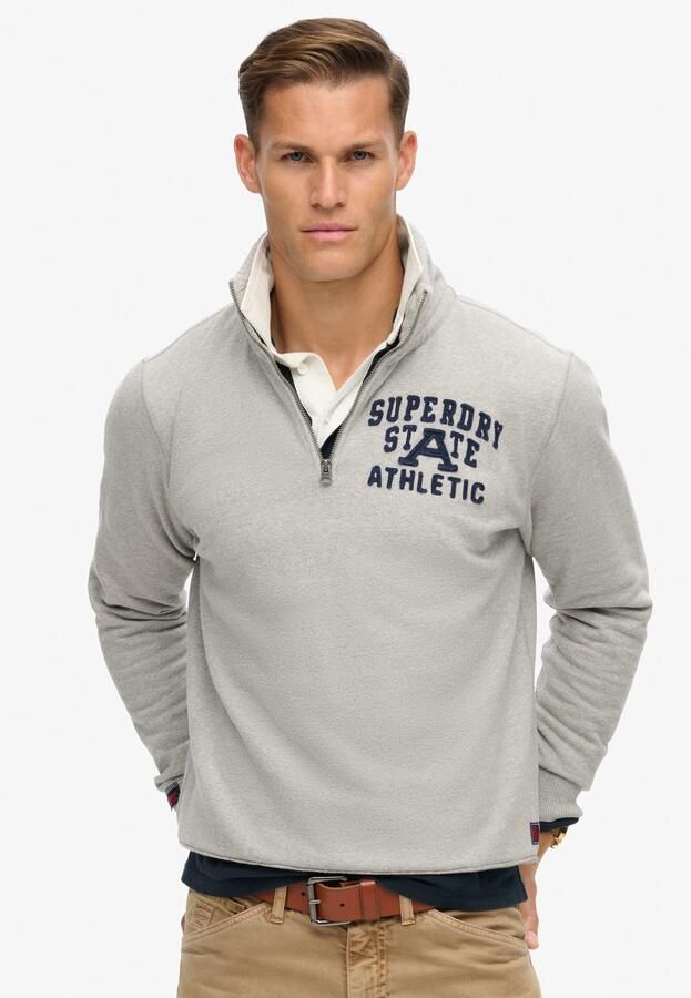 Superdry Sweatshirt VINTAGE ATHLETIC ZIP HENLEY - Foto 7