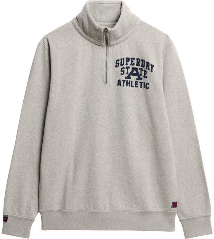 Superdry Sweatshirt VINTAGE ATHLETIC ZIP HENLEY - Foto 6