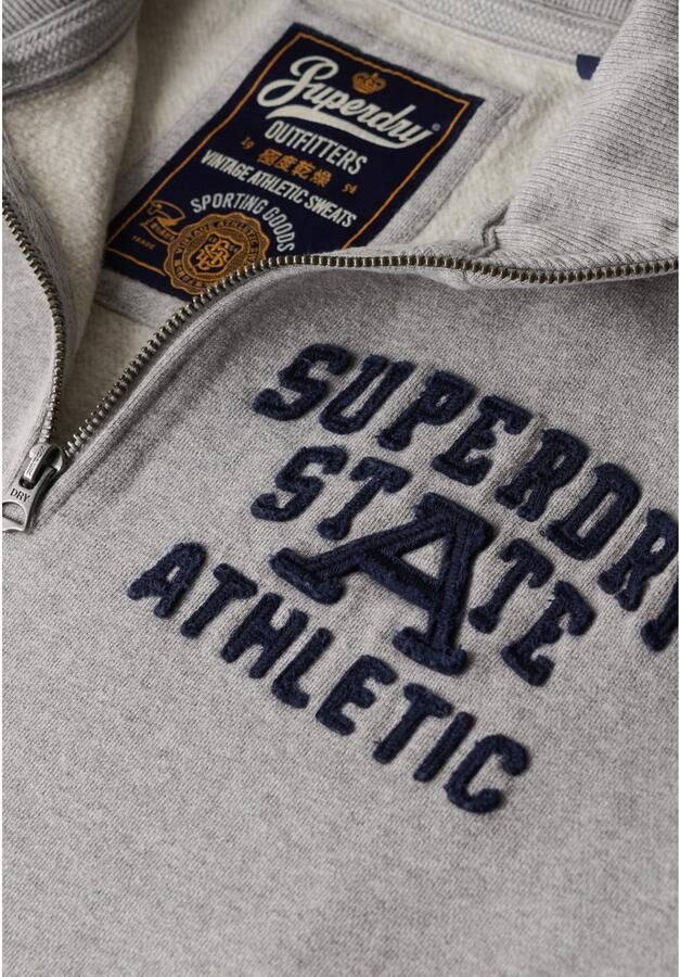 Superdry Sweatshirt VINTAGE ATHLETIC ZIP HENLEY - Foto 2