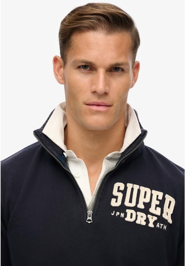 Superdry Sweatshirt VINTAGE ATHLETIC ZIP HENLEY