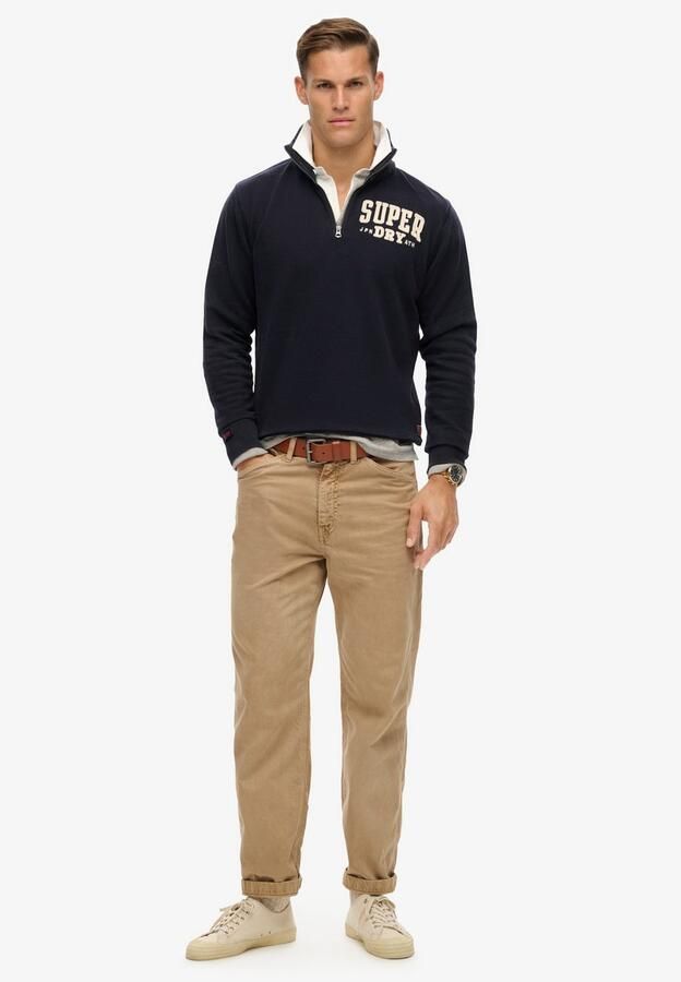 Superdry Sweatshirt VINTAGE ATHLETIC ZIP HENLEY - Foto 3