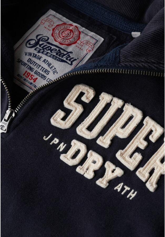 Superdry Sweatshirt VINTAGE ATHLETIC ZIP HENLEY - Foto 2