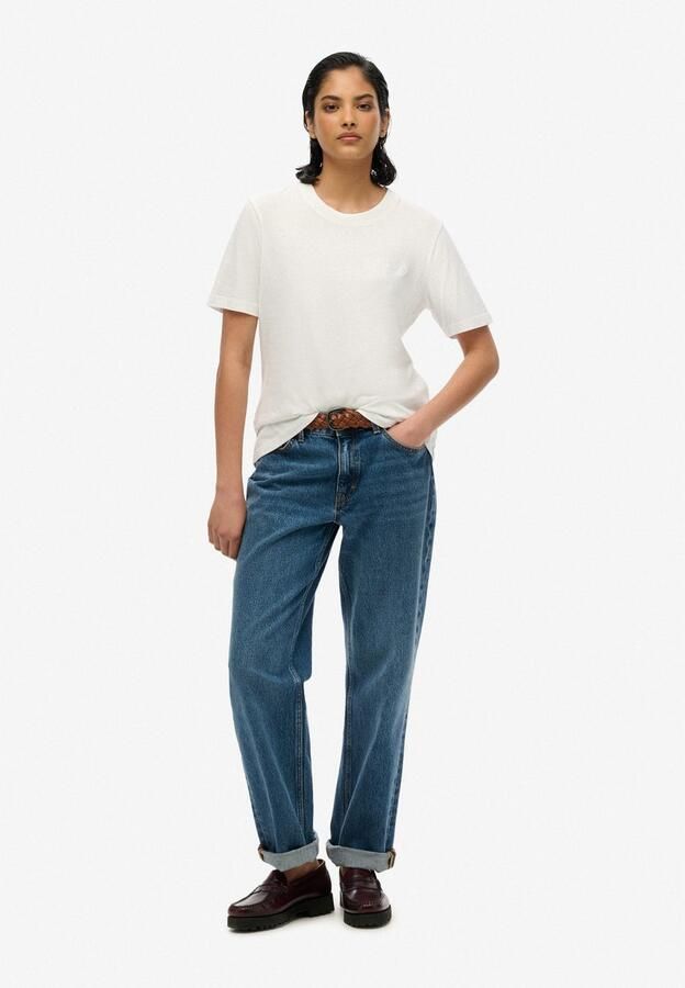 Superdry T-shirt Korte Mouw T-shirt brodé femme Essential Logo - Foto 7