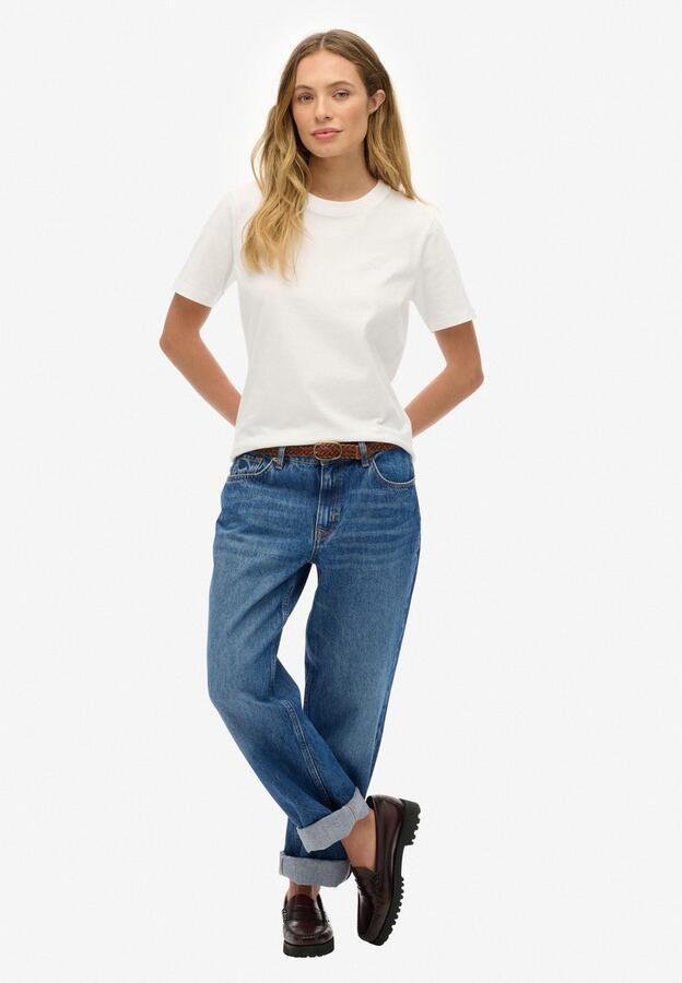 Superdry T-shirt Korte Mouw T-shirt brodé femme Essential Logo - Foto 9