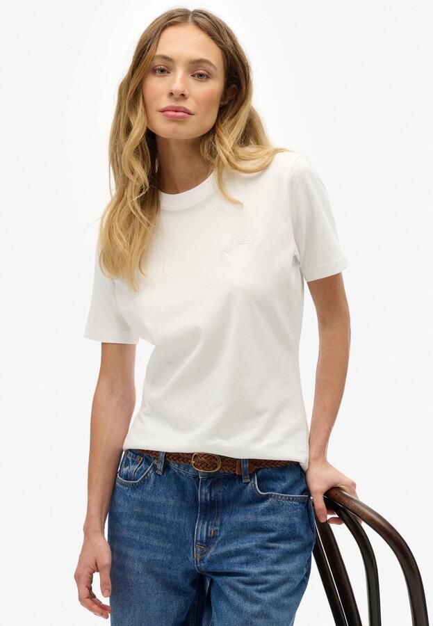 Superdry T-shirt Korte Mouw T-shirt brodé femme Essential Logo - Foto 10