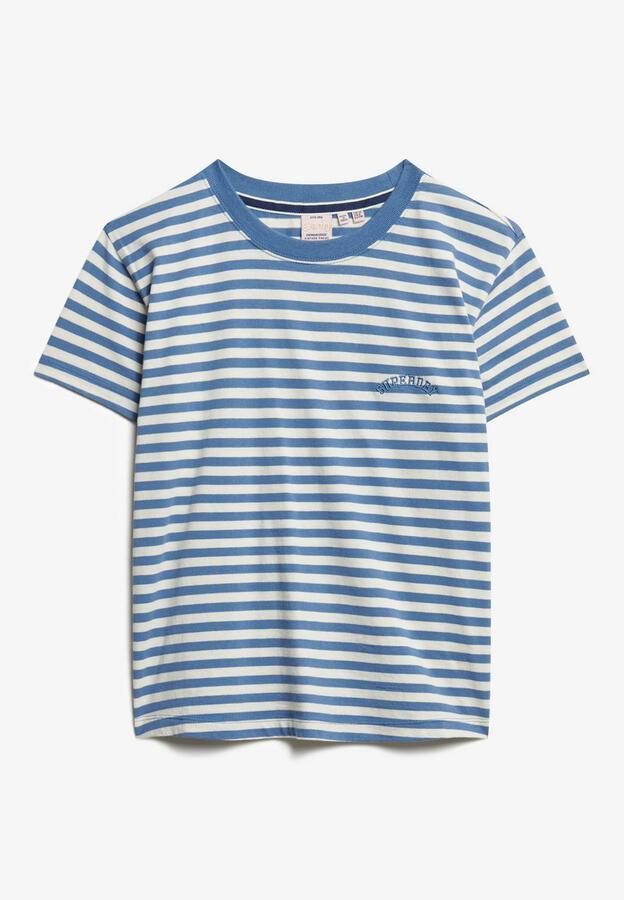 Superdry T-shirt ESSENTIAL LOGO STR FITTED TEE aangenaam draagcomfort door bijzonder zachte haptiek - Foto 4