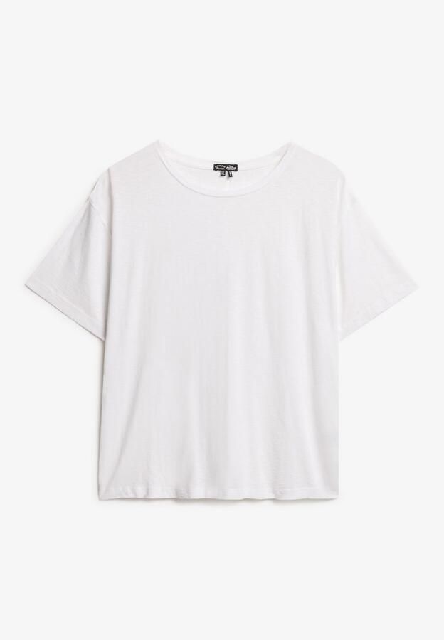 Superdry T-shirt Korte Mouw T-shirt à épaules tombantes femme Studios - Foto 4