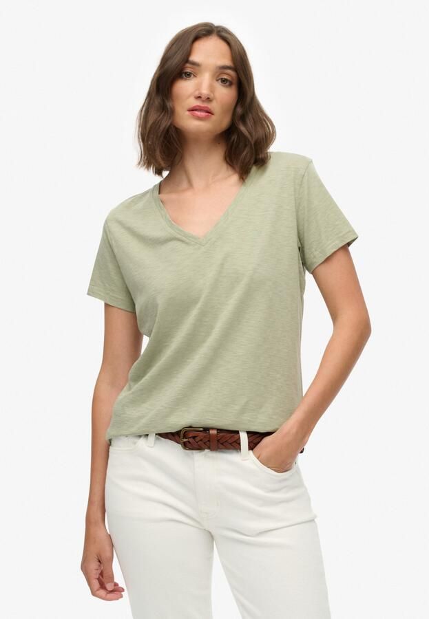 Superdry T-shirt STUDIOS SLUB EMB VEE TEE - Foto 8