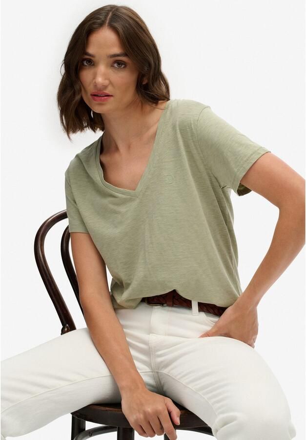 Superdry T-shirt STUDIOS SLUB EMB VEE TEE - Foto 2