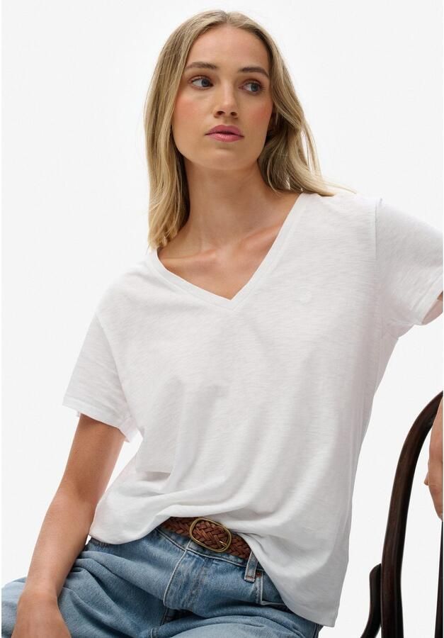 Superdry T-shirt STUDIOS SLUB EMB VEE TEE - Foto 2