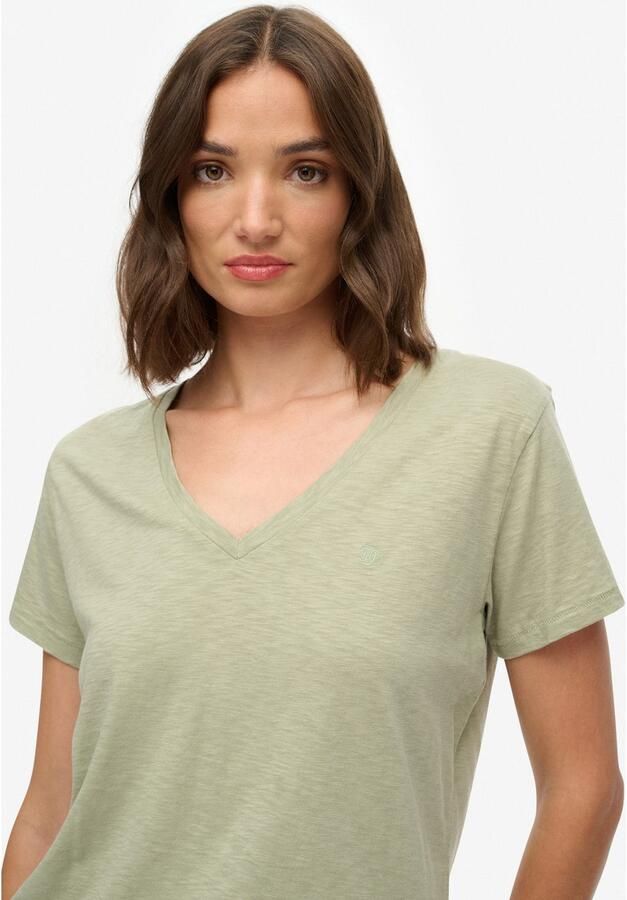 Superdry T-shirt STUDIOS SLUB EMB VEE TEE - Foto 3