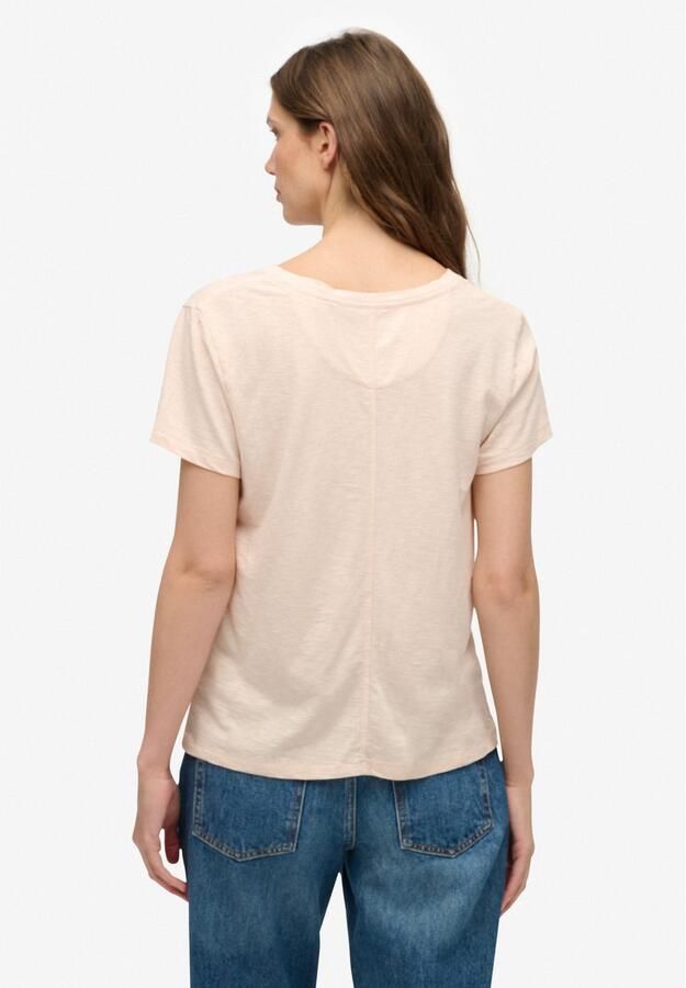 Superdry T-shirt STUDIOS SLUB EMB VEE TEE - Foto 4