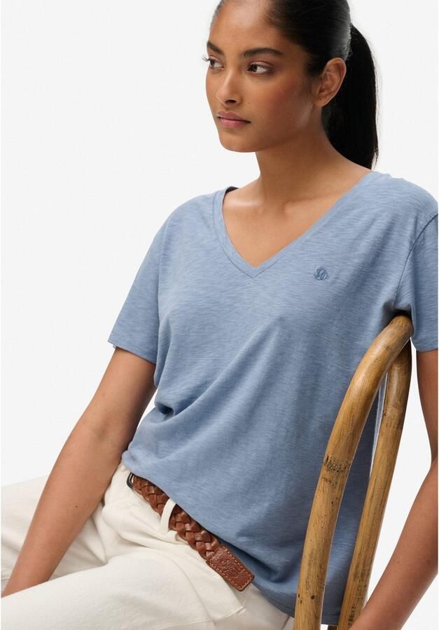 Superdry T-shirt STUDIOS SLUB EMB VEE TEE