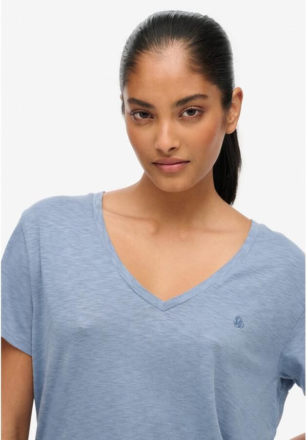 Superdry T-shirt STUDIOS SLUB EMB VEE TEE - Foto 2