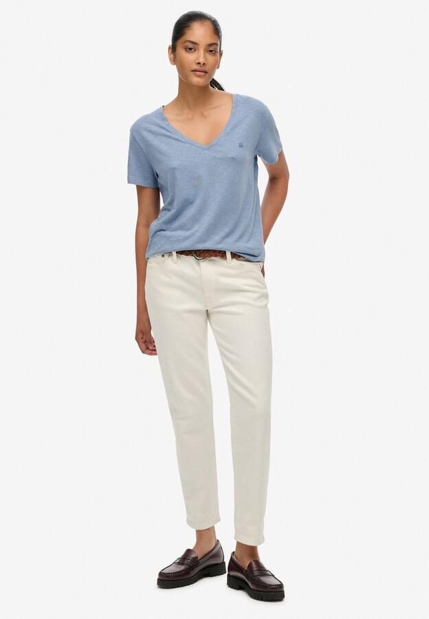 Superdry T-shirt STUDIOS SLUB EMB VEE TEE - Foto 5