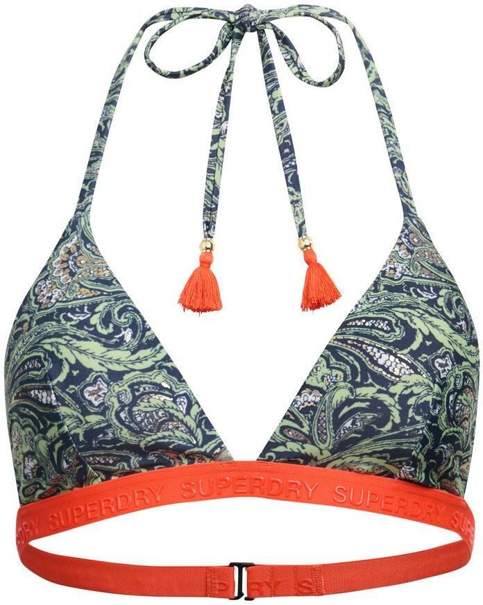 Superdry Triangel-bikinitop PRINT TRIANGLE BIKINI TOP