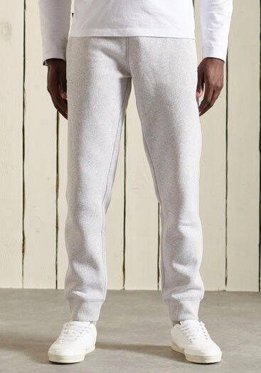 Superdry gemêleerde regular fit broek 5wbglacier grey marl - Foto 2